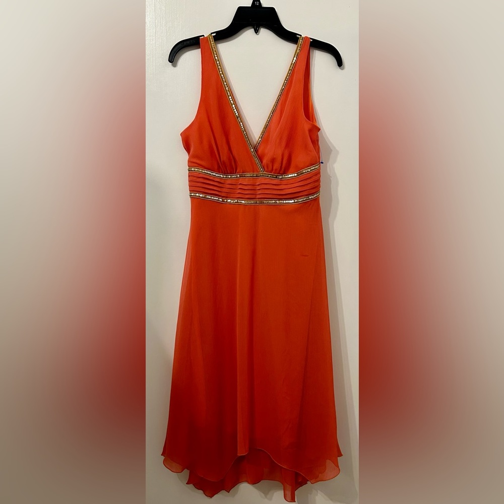 NWOT Nordstrom Juniors Speechless Midi Gown Pale Orange. Size 11